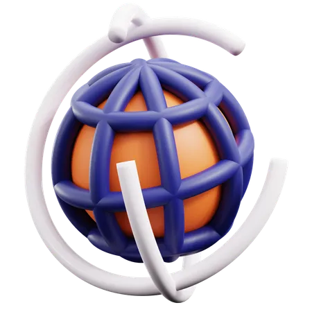 Virtual World  3D Icon