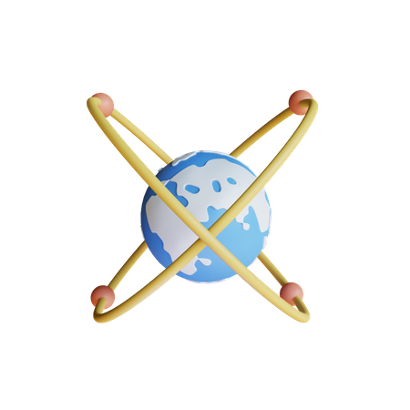 Virtual World  3D Icon