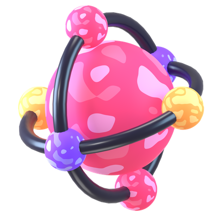 Virtual World  3D Icon