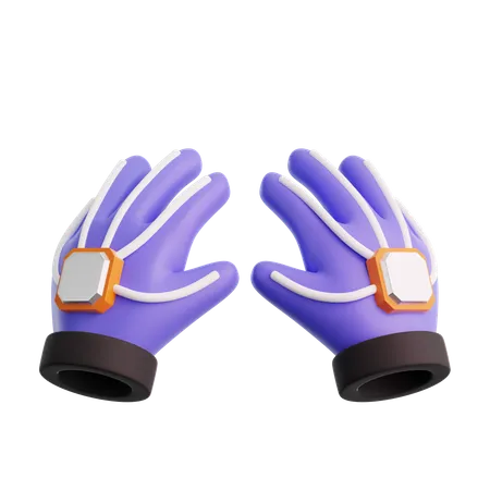 Virtuelle Hand  3D Icon