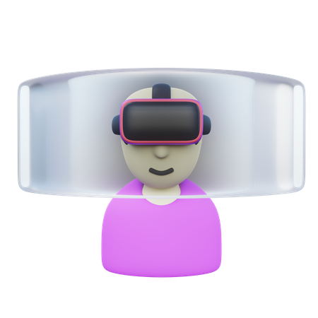 Virtuelle Realität  3D Icon