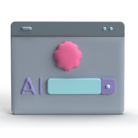 Virtueller Assistent  3D Icon