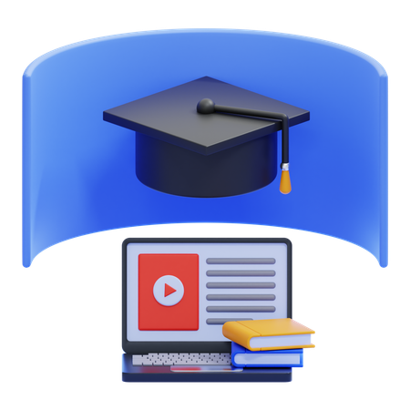 Virtueller Klassenraum  3D Icon