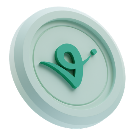 Virtuelles Kryptoprotokoll  3D Icon