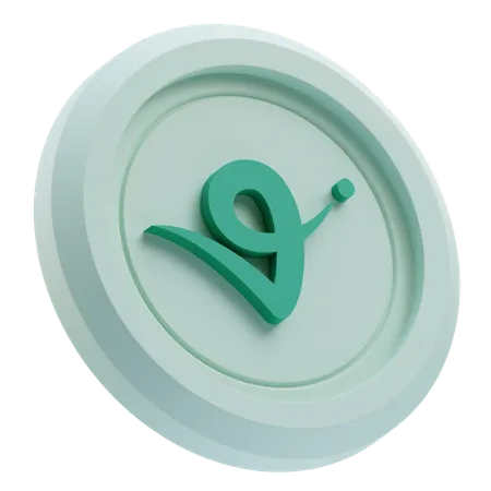 Virtuelles Kryptoprotokoll  3D Icon