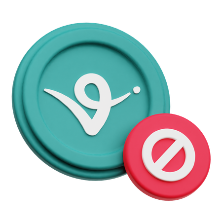 Verbot virtueller Protokolle  3D Icon