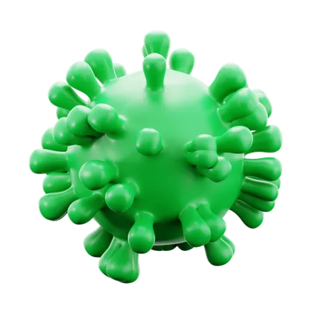 Microbe Virus Dangerous Bacterial For Human Body Imune Medical Hospital 3 D Icon Illustration Render Design 3D Icon