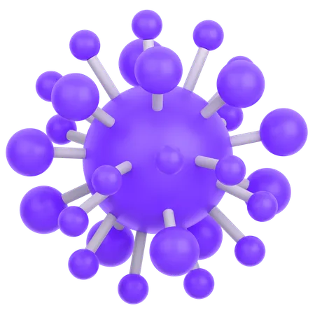 Virus  3D Icon