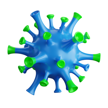 Virus  3D Icon