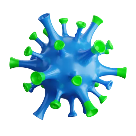 Virus  3D Icon