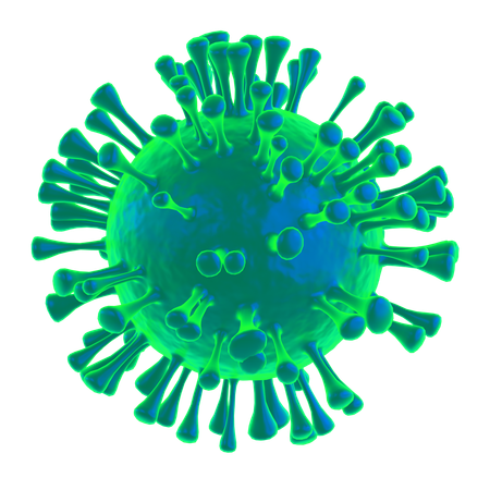 Virus  3D Icon