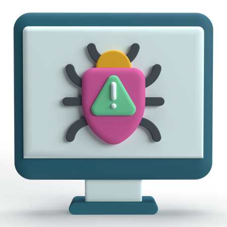 Virus  3D Icon