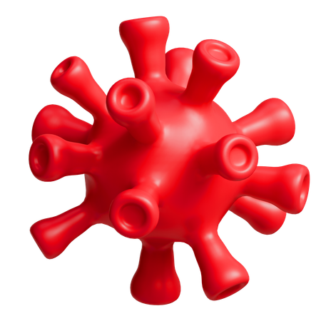 Virus  3D Icon