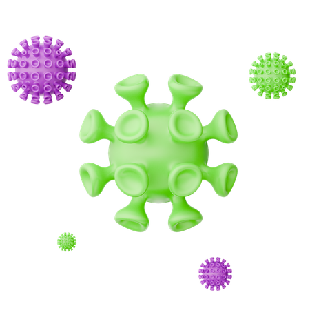 Vírus  3D Icon