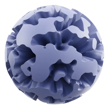 Virus  3D Icon