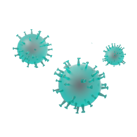 Virus  3D Icon