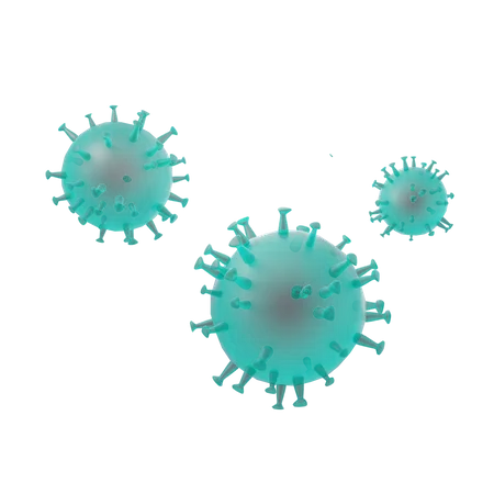 Virus  3D Icon