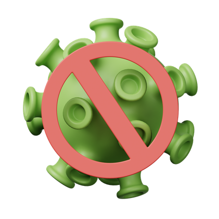 Virus  3D Icon