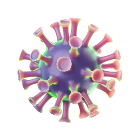 Virus  3D Icon