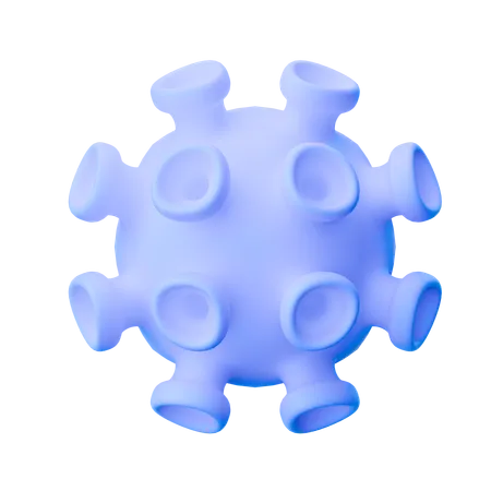 Virus  3D Icon