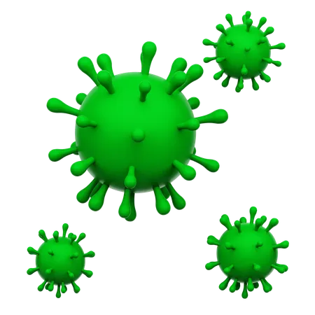 Virus  3D Icon