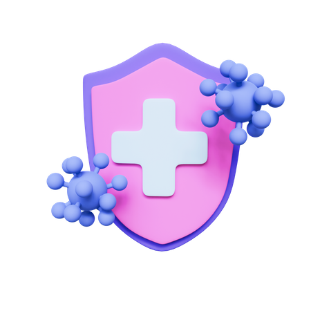 Virus  3D Icon