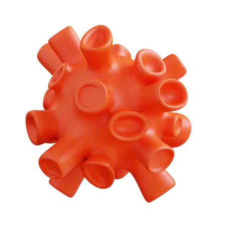 Virus  3D Icon