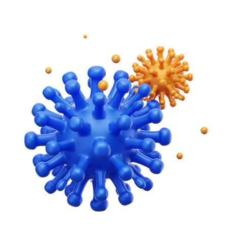 Virus  3D Icon