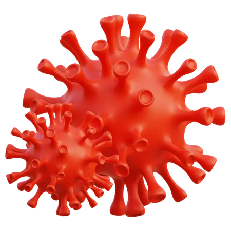 Virus  3D Icon