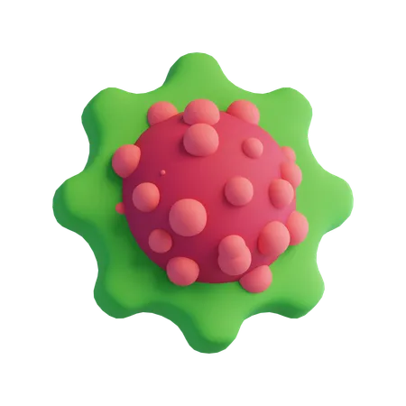 Virus  3D Icon