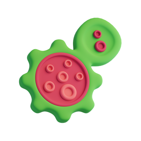 Virus  3D Icon