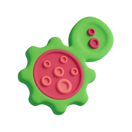 Virus  3D Icon