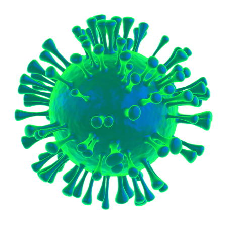 Virus  3D Icon