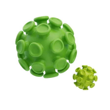 Virus  3D Icon