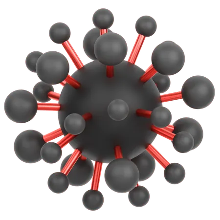Virus  3D Icon