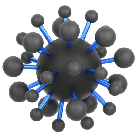 Virus  3D Icon