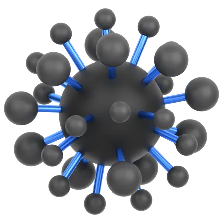 Virus  3D Icon