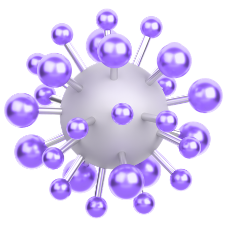 Virus  3D Icon