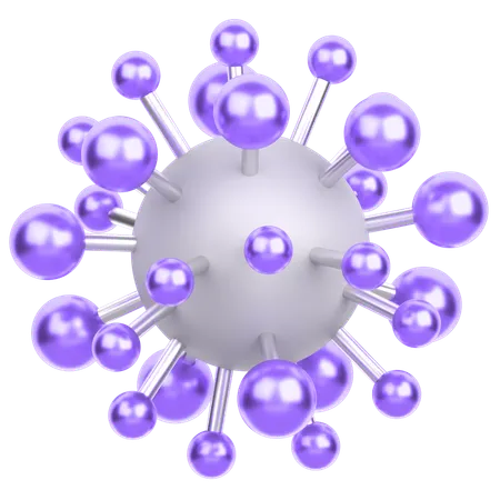 Virus  3D Icon