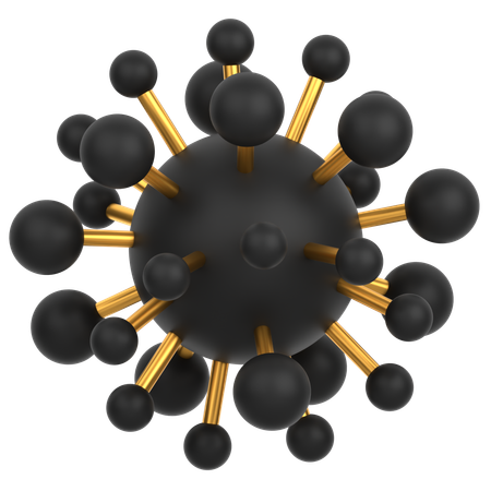 Virus  3D Icon