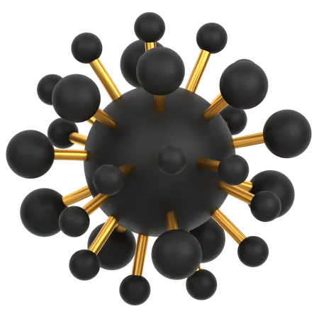 Virus  3D Icon