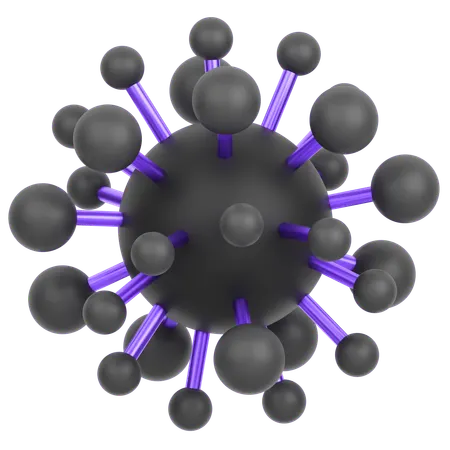 Virus  3D Icon