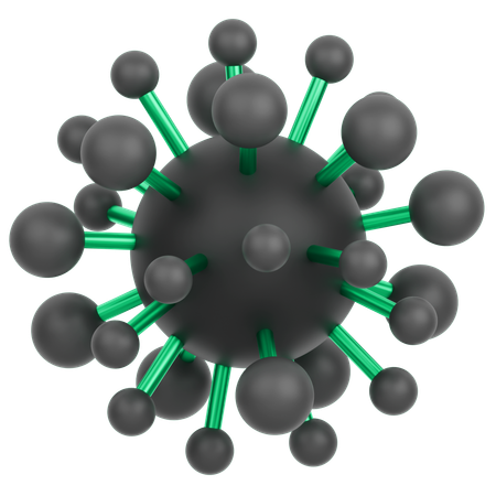 Virus  3D Icon