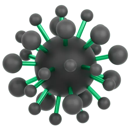 Virus  3D Icon