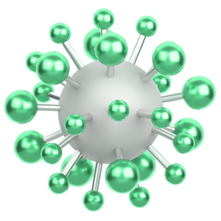 Virus  3D Icon