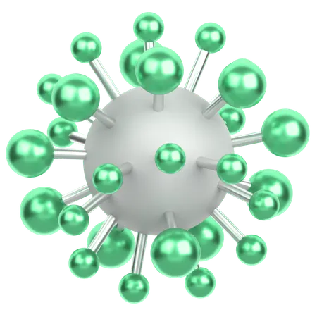 Virus  3D Icon