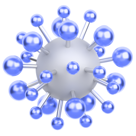 Virus  3D Icon