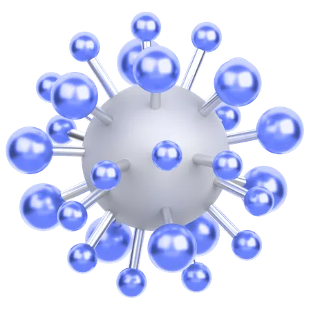 Virus  3D Icon