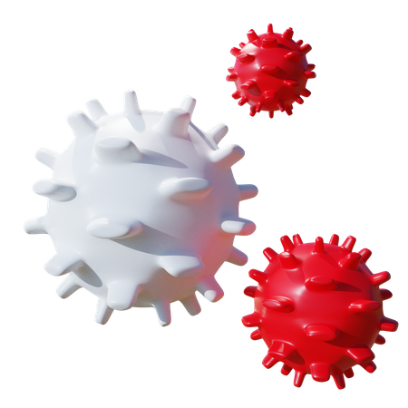 Virus  3D Icon