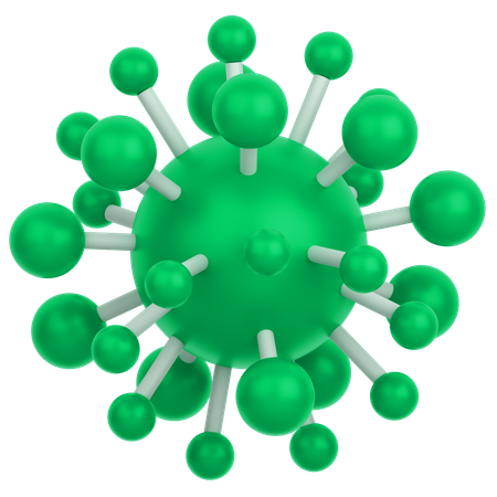 Virus  3D Icon